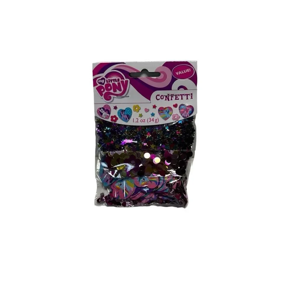 My Little Pony Party Supplies Horns (16) and Confetti New